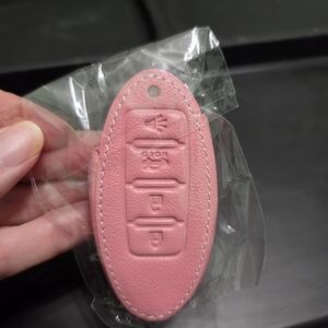 Infinity key fob holder with key ring pink NEW Two Of These